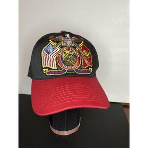 NISSUN Hat Cap U.S. Marines Black/Red SnapBack NWOT